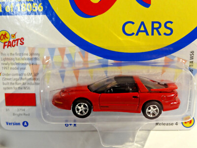 JOHNNY LIGHTNING MUSCLE CARS USA - BRIGHT RED 1997 PONTIAC