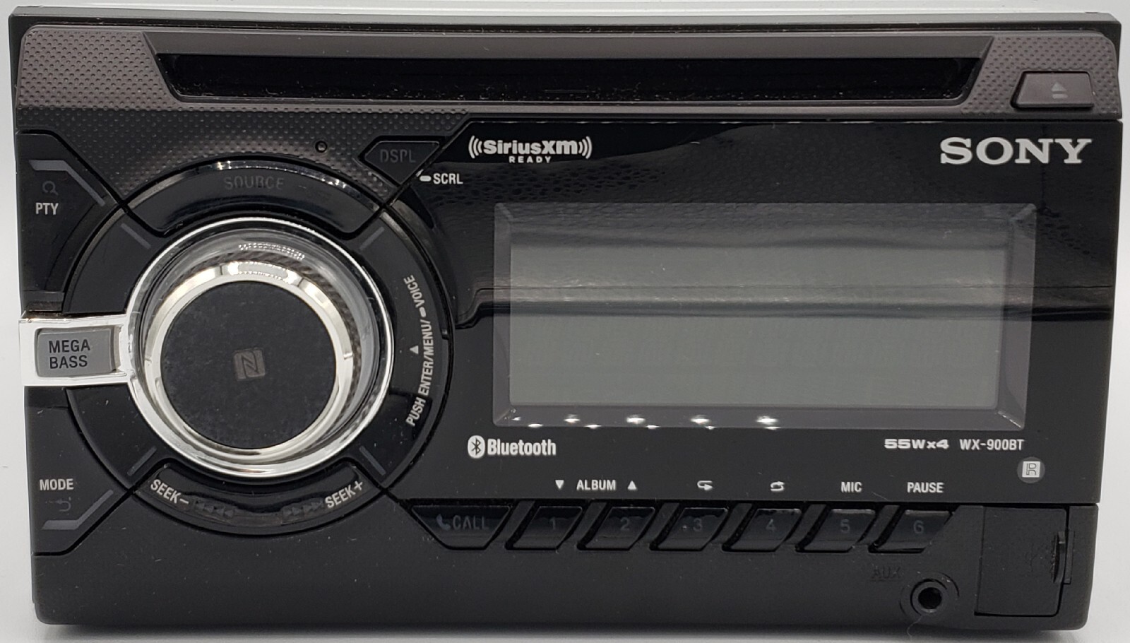 Sony WX-900BT Car Stereo System Media Audio AM FM Radio AUX USB Bluetooth Sirius