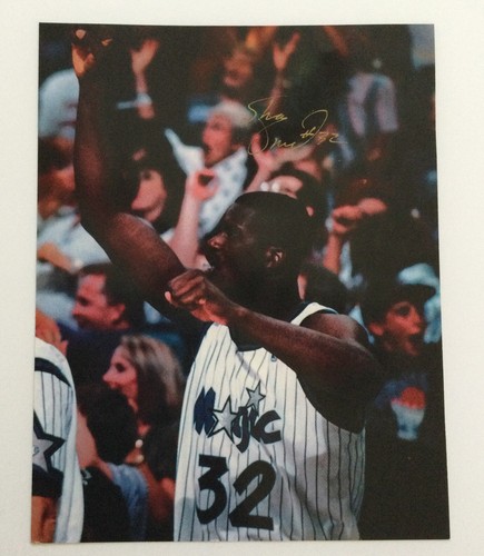 Shaquille O’Neal Orlando Magic Vintage Autograph Photo 1993