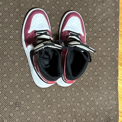 Size 8 - Nike Dunk Pro SB High Tin Man white/black/red in color