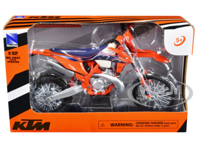 KTM 300 EXC-TPI ENDURO ORANGE 1/12 DIECAST MOTORCYCLE MODEL BY NEW RAY 58373