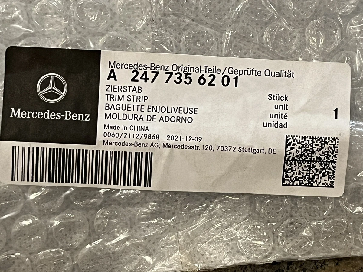? MERCEDES Right Chrome TRIM STRIP, part# 247-735-62-01 OEM | eBay