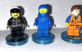 LEGO The LEGO Movie - Emmet  Wyldstyle Bad Cop Benny Spaceman Minifigures Tags