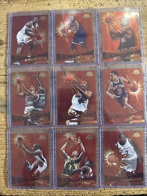 1995-96 SkyBox Dynamic.  (9) Cards.  D1, D2, D4, D5, D6, D8, D10, D11, D12
