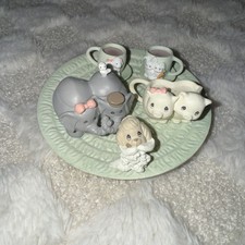 Enesco Precious Moments Noah's Ark Mini Tea Set  270121 NOT COMPLETE 
