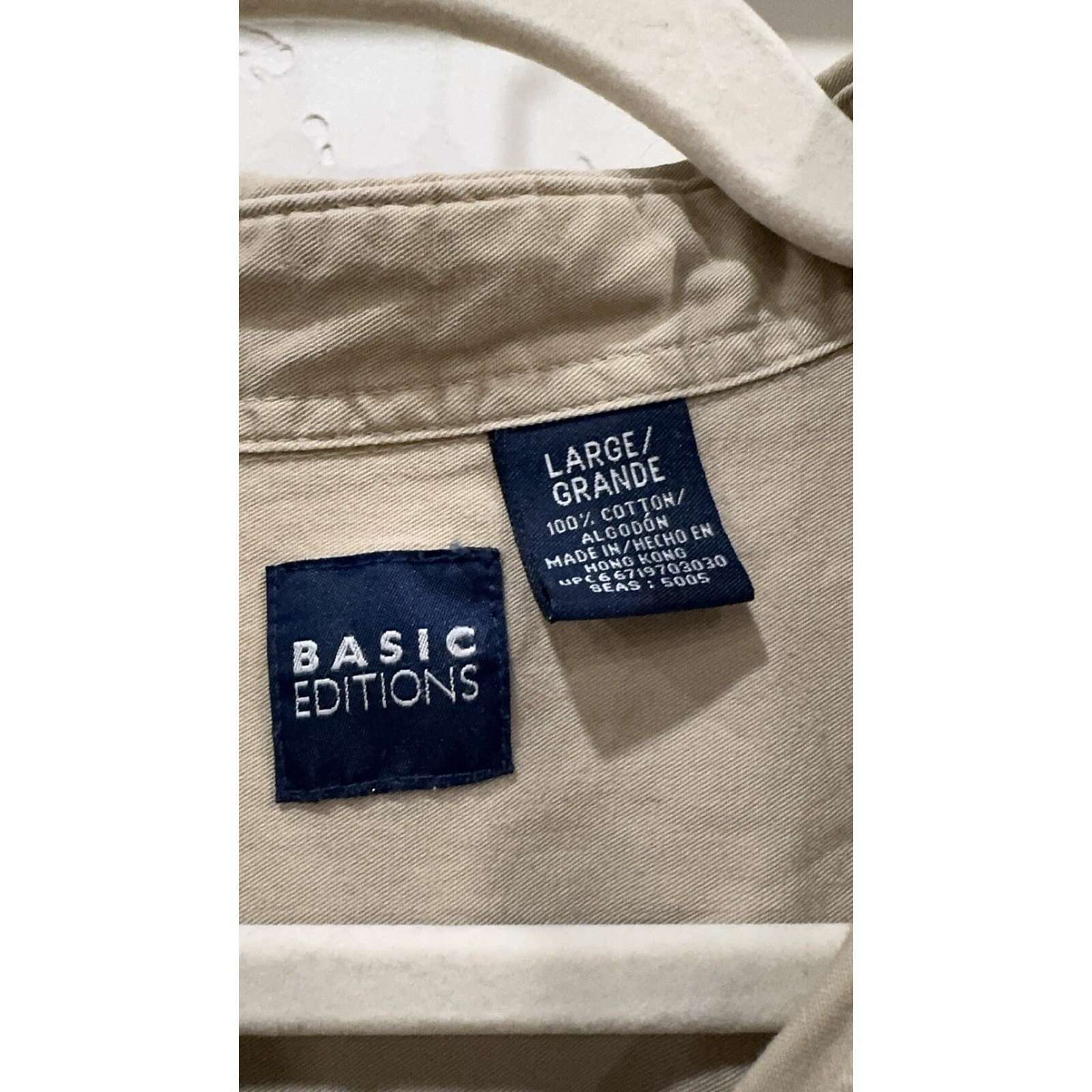 Long Sleeve Button Western Basic Editions Size La… - image 4