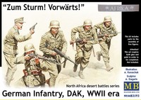 Master Box 3593 German Infantry, Dak, Wwii Era In 1:35 Figuren Bausatz Neu+Ovp