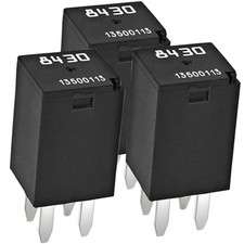 3-Pack Multi-Purpose Relays, 12V 20A 4-Pin   Replaces 19116059/19116962/ 3