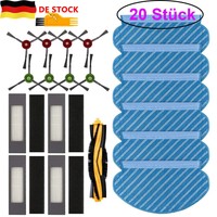 20Pcs Ersatzteile Filter WischtüCher BüRsten FüR Ecovacs Deebot Ozmo 920 950