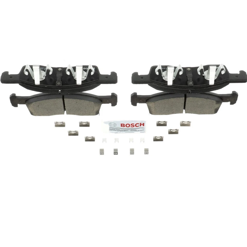 Kit de pastillas de freno y rotor de cerámica Bosch QuietCast para 03-06 Ford Expedition Foto 2 de 4