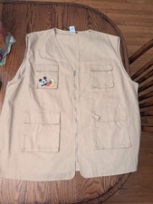Pretty Little Thing Disney Mickey Mouse Vest Safari Resort Vacation NWT Adult XL