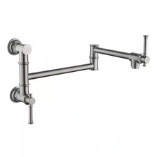 Wall Mount Pot Filler Faucet Pot Filler Faucet, Modern Brass Pot Filler Two-Atta