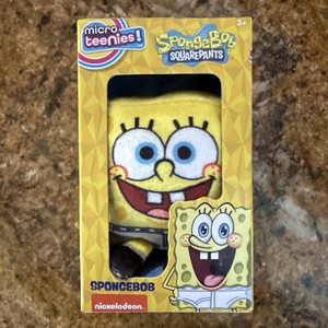 Micro Teenies – Lot De 5 Figurines Bob L’éponge – 7,6 Cm – Collection Mini – Patrick, Squidward, Sandy, Mr. Krabs