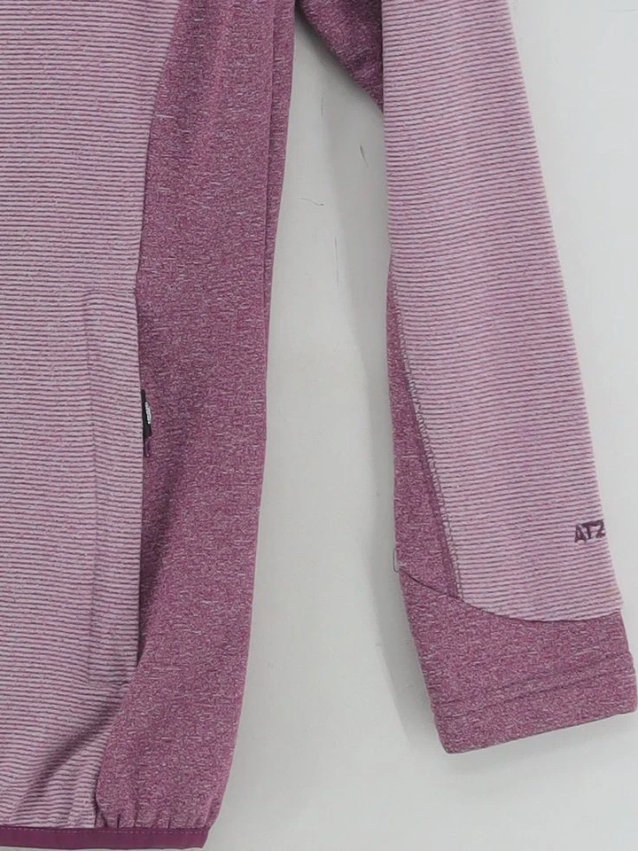 Sudadera con capucha para mujer Trespass UK 12 púrpura poliéster con elastano cremallera completa Foto 4 de 4