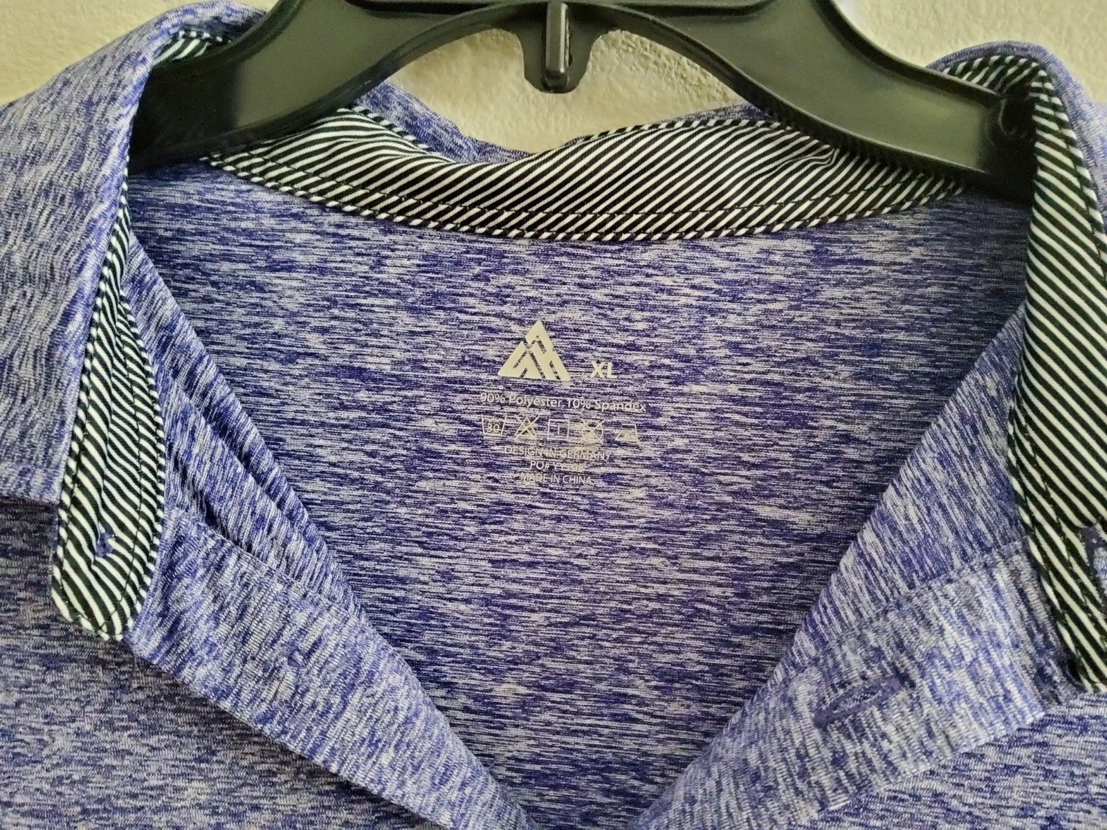 Business Casual Men's purple polo shirt size XL UK brand Montirex image 2