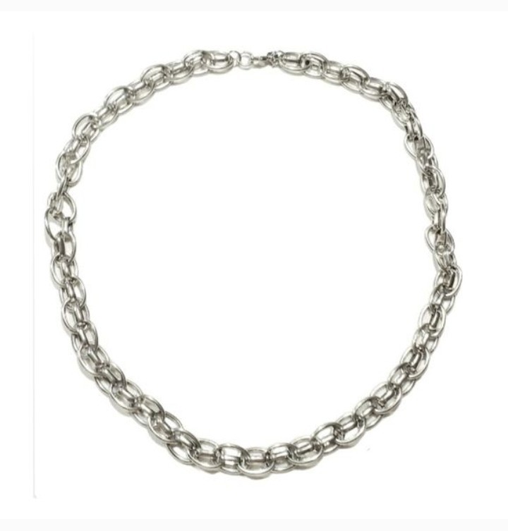 LOFT Chunky Double Link Chain Interlocking Links … - image 4