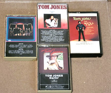 Tom Jones Lot of 4 Cassette Tapes Greatest Hits, This is Tom Jones, She's A Lady