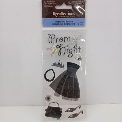 Recollections Prom Night Dimensional Stickers Dress #117416 NEW