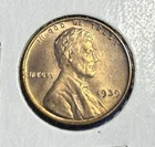 1939-P Lincoln Wheat Cent Penny  RED BU From an Original Bank Roll Lot 5