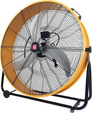 30 Industrial Tilt Drum Fan Velocity Speed 36...