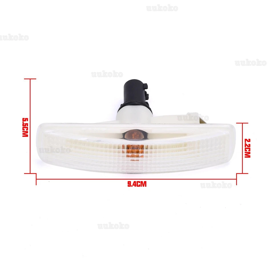 Side Marker Turn Signal Light Assembly For Land Rover LR2 LR3 LR4 Range Sport 2x Foto 4 de 4