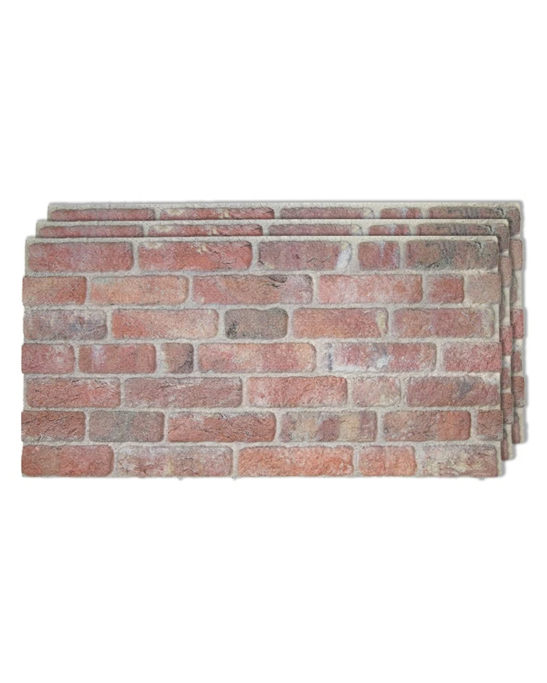 Painéis de parede 3D efeito tijolo IZODEKOR 3-10 peças | Revestimento, aparência de pedra | Sala de estar - Imagem 3 de 4