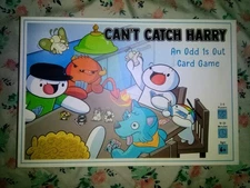 Breaking Games Can't Catch Harry Board Game An Odd One's Out Card Game COMPLETE