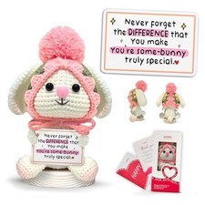 Positive Bunny Crochet - NEVER FORGET THE DIFFERENCE YOU MAKE - Inspirational