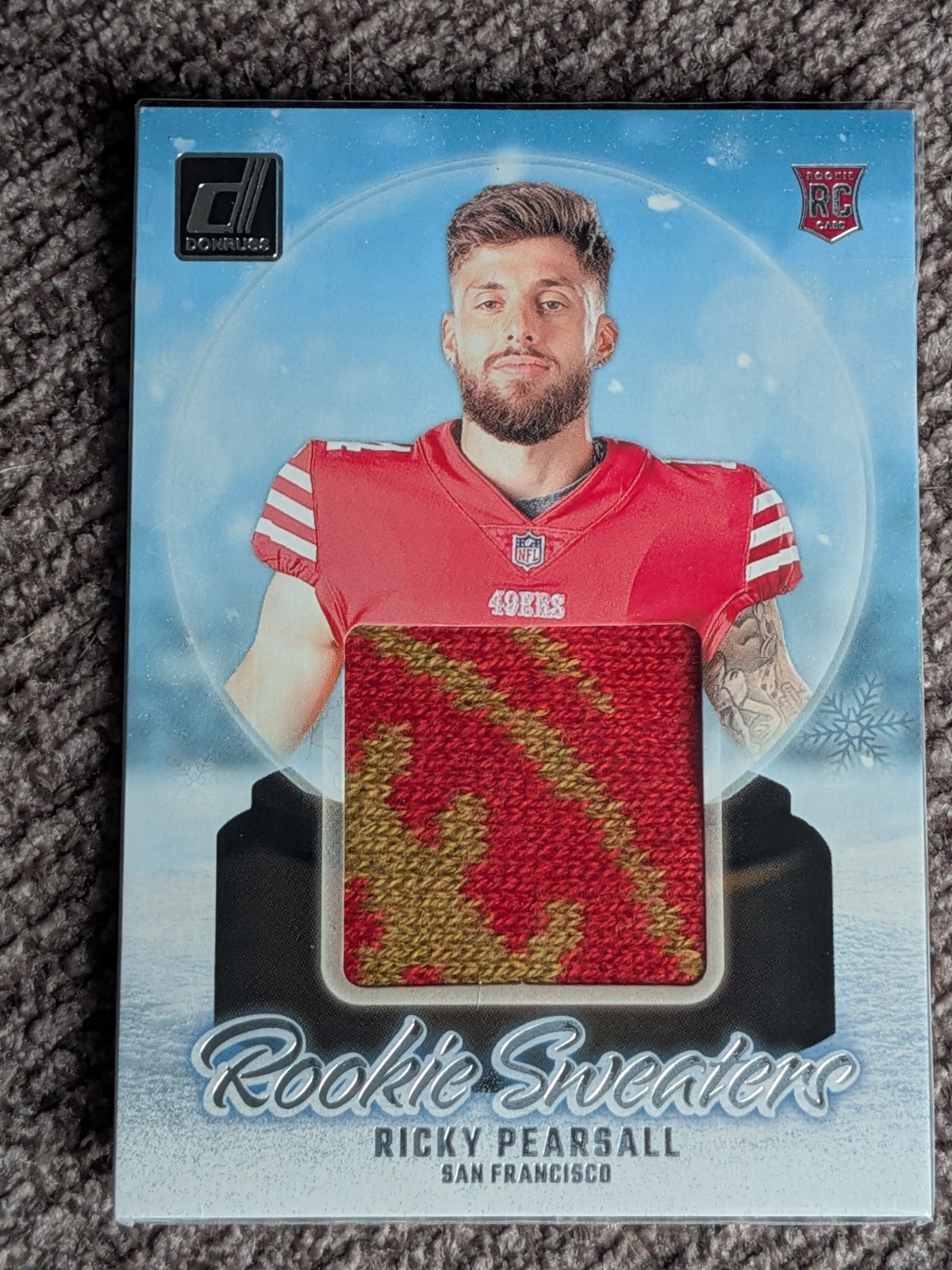 Ricky Pearsall Panini Donruss Rookie Holiday Sweater #RHSRPE Base