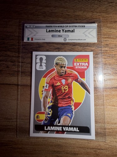 Lamine Yamal — Panini FIFA World Cup 2026 Silver Extra sticker