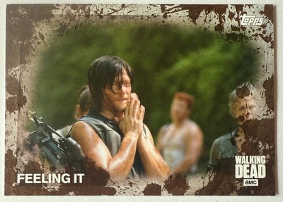 The Walking Dead Season 5 Parallel MUD Card #59 Daryl Dixon #35/50  Feeling It