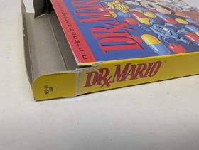Dr. Mario Complete CIB Nintendo NES Box Manual 1990 Styrofoam
