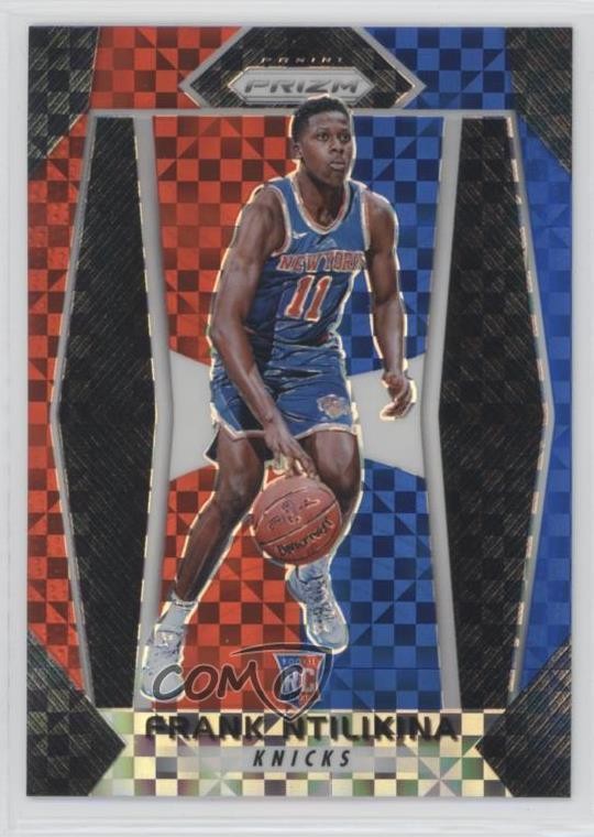 2017-18 Panini Prizm Red White & Blue Prizm Frank Ntilikina #275 0ae