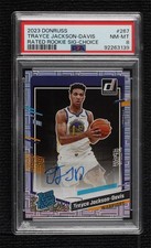 2023 Donruss Rated Rookie Choice Signatures Trayce Jackson-Davis PSA 8 Auto 1a07
