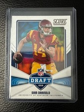  Sam Darnold 2018 Score Draft Rookie Card Seattle Seahawks . rookie card picture