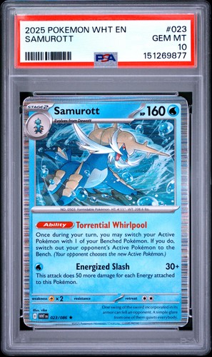 Samurott graded PSA 10 for sale on eBay