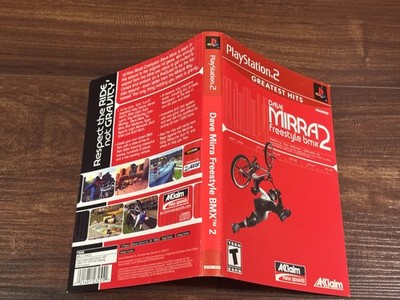 Dave Mirra 2 Freestyle BMX Playstation 2 PS2 Case Insert Cover Art Only