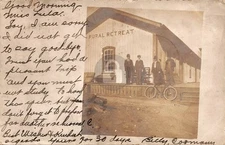 Rural Retreat VA Virginia Railroad Train Station 1906 RPPC Photo Postcard COPY