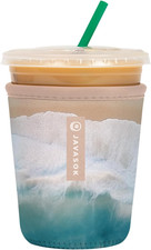 Javasok Iced Coffee Cold Soda Insulated Neoprene Cup Sleeve Small: 16-20Oz