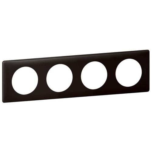 LEGRAND 068994 - Plaque 4 postes Métal Copper Céliane