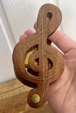 Holz Violinschlüssel Notenhalter Hering