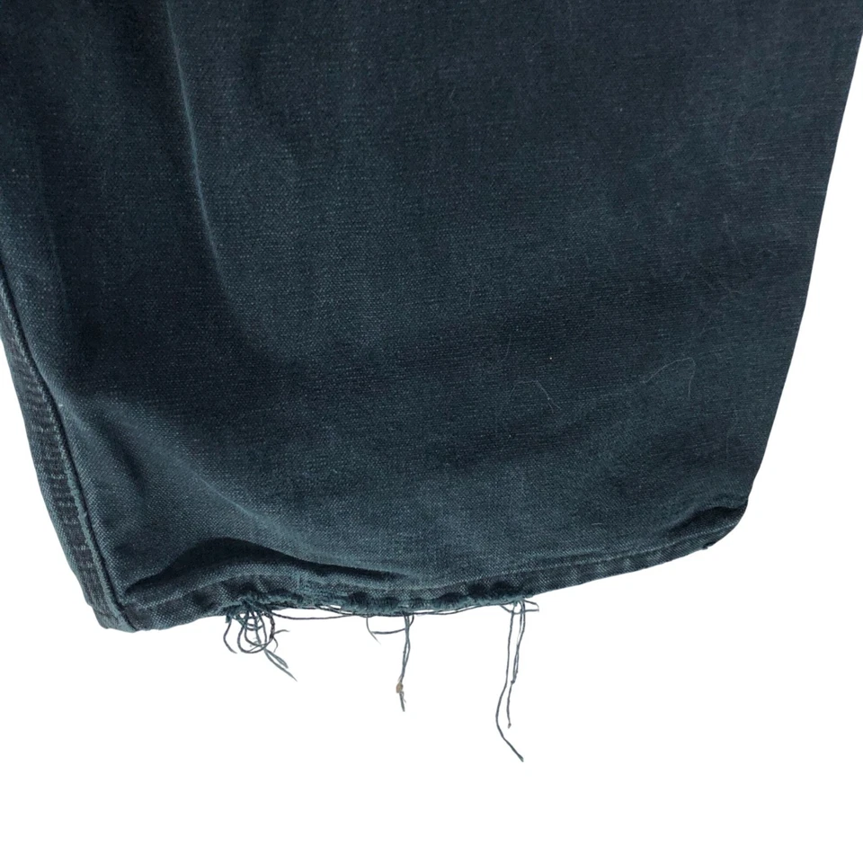 Carhartt Duck Utility Work Pant Dungaree Fit B11 Black 42x32 Actual 42x30 - Image 4 of 4