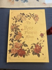 Vintage 1996 The Rose Photograph Album Victorian Style Bow Tie Closure