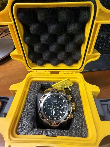 Invicta Venom Mens Divers Chronograph Watch 52mm Stainless Steel