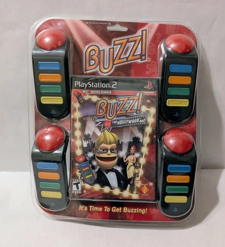 Buzz! the Hollywood Quiz Bundle - Sony PlayStation 2. PS2. New In Package