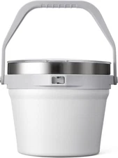 7L Insulated Ice Bucket with Lid，Double Wall Vacuum Stainless Steel Beverage 