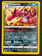 Carte Pokémon Crocorible 113/195 REVERSE EB12 Tempête Argentée FR NEUVE