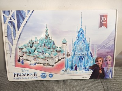 Disney Frozen II 3D Puzzle: Arendelle Castle &  Elsa's Ice Castle 343 pcs NEW