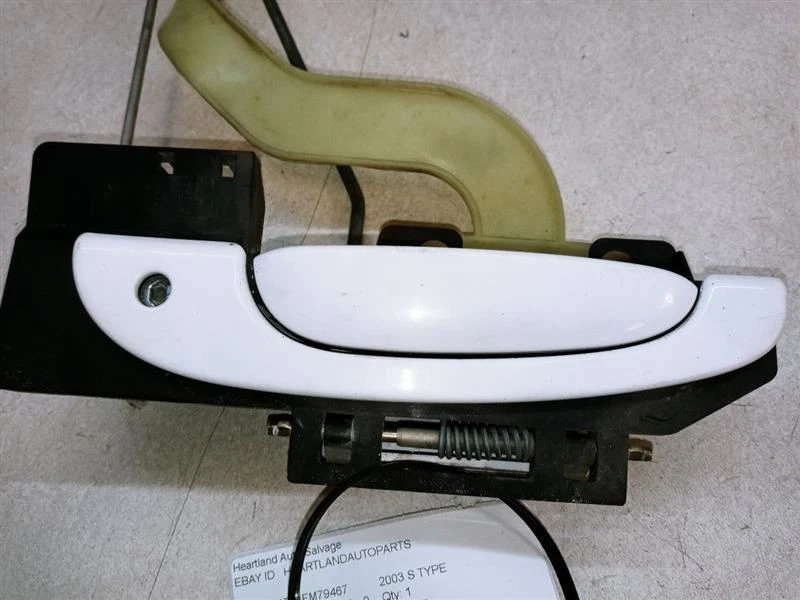 03-08 JAGUAR TIPO S CONDUCTOR DELANTERO EXT MANIJA PUERTA BLANCO OEM XR83-22401-ADW Foto 2 de 4