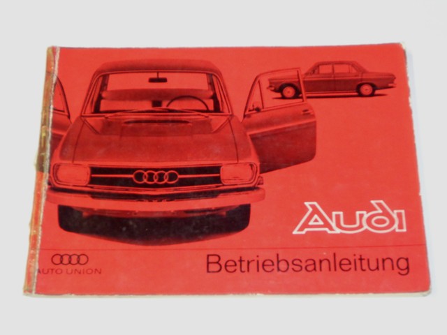 Operating Instructions Manual Audi F103 72 80 Super 90 Stand 01 1966
